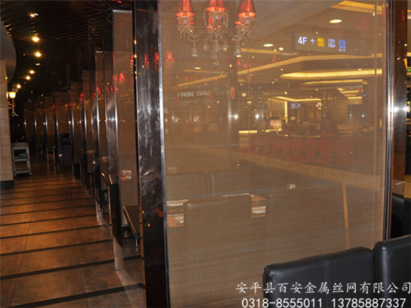 金屬網(wǎng)簾應用